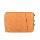 ND08 Sheepskin Notebook Iner Bag, Size:13.3 inch(Cowhide Yellow) - 1