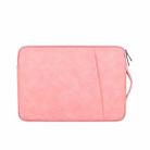 ND08 Sheepskin Notebook Iner Bag, Size:14.1-15.4 inch(Pink) - 1