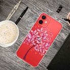 For iPhone 13 Painted Pattern High Transparent TPU Protective Case(Butterfly Tree) - 1