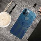 For iPhone 13 Pro Max Painted Pattern High Transparent TPU Protective Case (Mandala) - 1