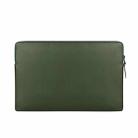 ND09 Laptop Thin and Light PU Liner Bag, Size:13.3 inch(ArmyGreen) - 1