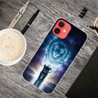 For iPhone 13 mini Painted Pattern High Transparent TPU Protective Case (The Lion King) - 1