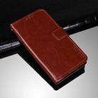 For Infinix Note 10 Pro idewei Crazy Horse Texture Horizontal Flip Leather Case with Holder & Card Slots & Wallet(Brown) - 1