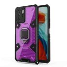 For Xiaomi Redmi Note 10 Pro 5G Space PC + TPU Ring Holder Protective Case(Purple) - 1