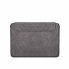 PU03 Lightweight Sheepskin Notebook Liner Bag, Size:13.3 inch(Deep Space Gray) - 1