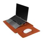 PU06 3 in 1 PU Multifunctional Laptop Bag, Size:13.3 inch(Cowhide Yellow) - 1