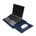 PU06 3 in 1 PU Multifunctional Laptop Bag, Size:14.1-15.4 inch(Sapphire Blue) - 1