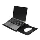 PU06 3 in 1 PU Multifunctional Laptop Bag, Size:14.1-15.4 inch(Black) - 1