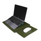 PU06 3 in 1 PU Multifunctional Laptop Bag, Size:14.1-15.4 inch(ArmyGreen) - 1