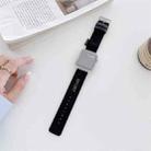 Nylon Watch Band For Apple Watch Ultra 49mm / Series 8&7 45mm / SE 2&6&SE&5&4 44mm / 3&2&1 42mm(Black) - 1