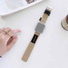 Nylon Watch Band For Apple Watch Ultra 49mm / Series 8&7 45mm / SE 2&6&SE&5&4 44mm / 3&2&1 42mm(Khaki) - 1