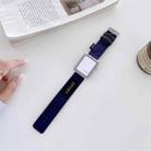 Nylon Watch Band For Apple Watch Ultra 49mm / Series 8&7 45mm / SE 2&6&SE&5&4 44mm / 3&2&1 42mm(Blue) - 1