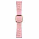 Modern Style Silicone Watch Band For Apple Watch Series 8&7 41mm / SE 2&6&SE&5&4 40mm / 3&2&1 38mm, Style:Rose Gold Buckle(Light Pink) - 1