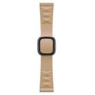 Modern Style Silicone Watch Band For Apple Watch Ultra 49mm / Series 8&7 45mm / SE 2&6&SE&5&4 44mm / 3&2&1 42mm, Style:Black Buckle(Walnut) - 1