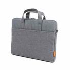 POFOKO A530 Series Portable Laptop Bag with Removable Strap, Size:13.3 inch(Light Gray) - 1