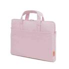 POFOKO A530 Series Portable Laptop Bag with Small Bag & Removable Strap, Size:14-15.4 inch(Pink) - 1