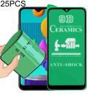 For Samsung Galaxy M01 25 PCS 9D Full Screen Full Glue Ceramic Film - 1