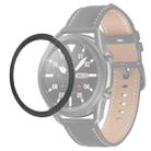 For Samsung Galaxy Watch 3 45mm Smart Watch Rhombus Texture Bezel Ring(Black) - 1