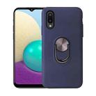 For Samsung Galaxy A02 360 Rotary Multifunctional Stent PC+TPU Case with Magnetic Invisible Holder(Blue) - 1