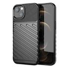 For iPhone 13 Thunderbolt Shockproof TPU Soft Case(Black) - 1