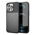 For iPhone 13 Pro Max Thunderbolt Shockproof TPU Soft Case (Black) - 1