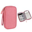 SM03 Multifunctional Digital Accessories Storage Bag with Lanyard(Pink) - 1