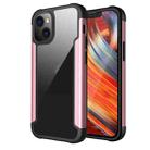 Iron Man Series Metal PC + TPU Protective Case For iPhone 13 mini(Rose Gold) - 1