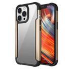 Iron Man Series Metal PC + TPU Protective Case For iPhone 13 Pro Max(Gold) - 1