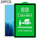 For Samsung Galaxy Tab A7 10.4 2020 T500 Wifi 25pcs 9D Full Screen Full Glue Ceramic Film - 1