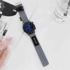 22mm Universal Nylon Watch Band(Grey) - 1