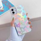 IMD Laser Pattern TPU Protective Case For iPhone 12 mini(Cow) - 1