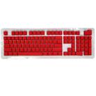 HXSJ P9 104 Keys PBT Color Mechanical Keyboard Keycaps(Red) - 1
