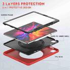 Shockproof TPU + PC Protective Case with 360 Degree Rotation Foldable Handle Grip Holder & Pen Slot For iPad Pro 12.9 2020 / 2018(Red) - 4