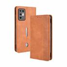 For ZTE nubia Red Magic 6R Magnetic Buckle Retro Crazy Horse Texture Horizontal Flip Leather Case with Holder & Card Slots & Photo Frame(Brown) - 1