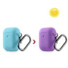 Discoloration in Sun Silicone Protective Case Cover for AirPods 1/2(Blue to Purple) - 1