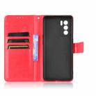 For OPPO Reno6 Pro 5G Crazy Horse Texture Horizontal Flip Leather Case with Holder & Card Slots & Lanyard(Red) - 4