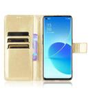 For OPPO Reno6 Pro 5G Crazy Horse Texture Horizontal Flip Leather Case with Holder & Card Slots & Lanyard(Gold) - 5
