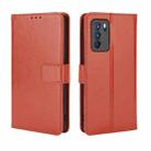 For OPPO Reno6 Pro 5G Crazy Horse Texture Horizontal Flip Leather Case with Holder & Card Slots & Lanyard(Brown) - 1