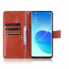 For OPPO Reno6 Pro 5G Crazy Horse Texture Horizontal Flip Leather Case with Holder & Card Slots & Lanyard(Brown) - 5