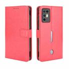 For ZTE Nubia Red Magic 6R Crazy Horse Texture Horizontal Flip Leather Case with Holder & Card Slots & Lanyard(Red) - 1