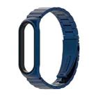 For Xiaomi Mi Band 6 / 5 / 4 / 3 Mijobs Metal CS Bamboo Joint Stainless Steel Watch Band(Blue) - 1