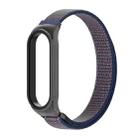 For Xiaomi Mi Band 6 / 5 / 4 / 3 Mijobs CS Breathable Nylon Watch Band(Midnight Blue) - 1