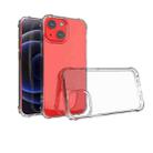 For iPhone 13 mini Shockproof Transparent TPU Protective Case (Transparent) - 1