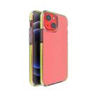 For iPhone 13 mini TPU Double-color Shockproof Protective Case (Yellow) - 1