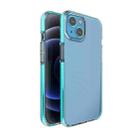 For iPhone 13 TPU Double-color Shockproof Protective Case(Sky Blue) - 1
