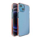For iPhone 13 TPU Double-color Shockproof Protective Case(Orange) - 1