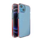For iPhone 13 TPU Double-color Shockproof Protective Case(Red) - 1