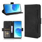For OPPO Reno6 Pro 5G Skin Feel Calf Pattern Horizontal Flip Leather Case with Holder & Card Slots & Photo Frame(Black) - 1