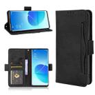 For OPPO Reno6 Pro+ 5G Skin Feel Calf Pattern Horizontal Flip Leather Case with Holder & Card Slots & Photo Frame(Black) - 1