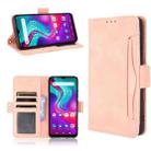 For Doogee X96 Pro Skin Feel Calf Pattern Horizontal Flip Leather Case with Holder & Card Slots & Photo Frame(Pink) - 1